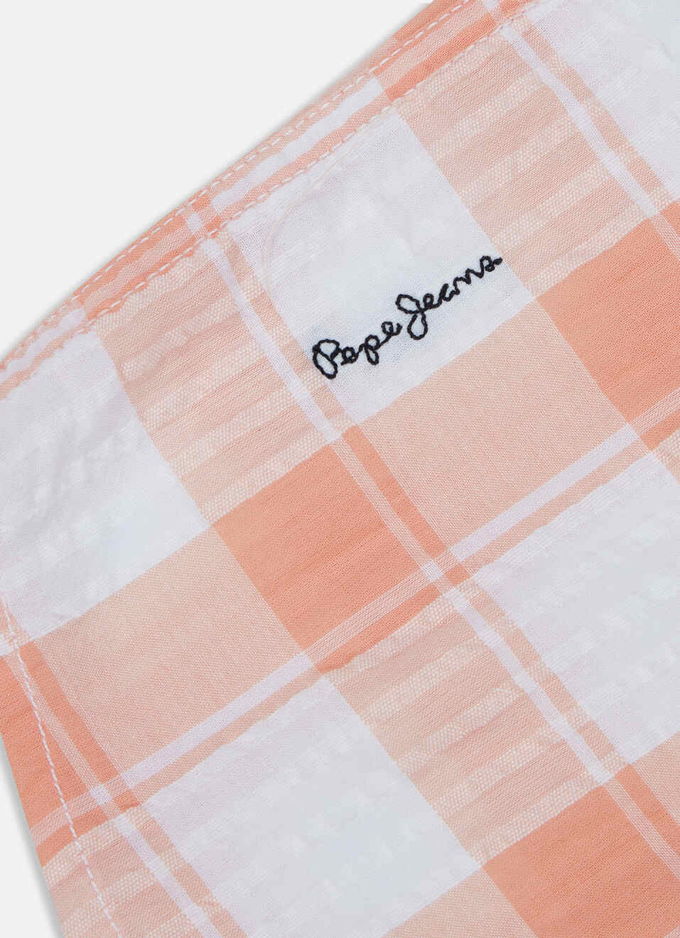 Boys Yellow Check Short Sleeve Shirt, , large image number 3
