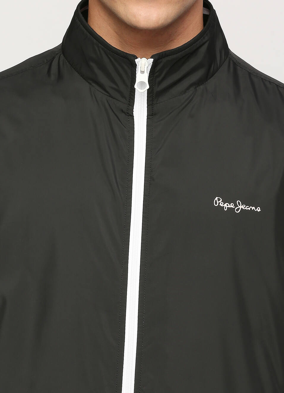 BLACK LIGHTWEIGHT FULL SLEEVE JACKET, , large image number 4