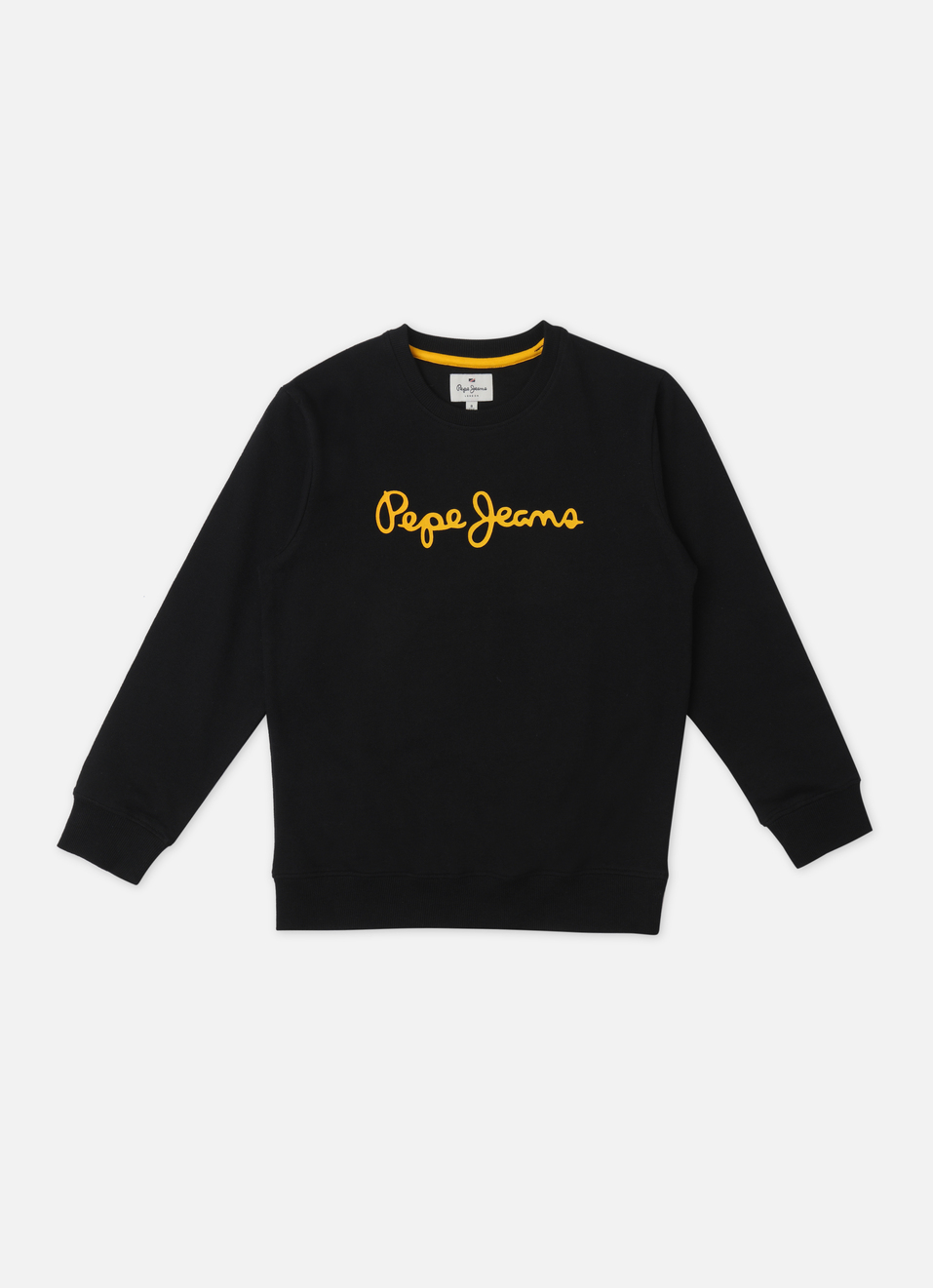 Boys Yellow Full Sleeve Sweatshirt, , large image number 0