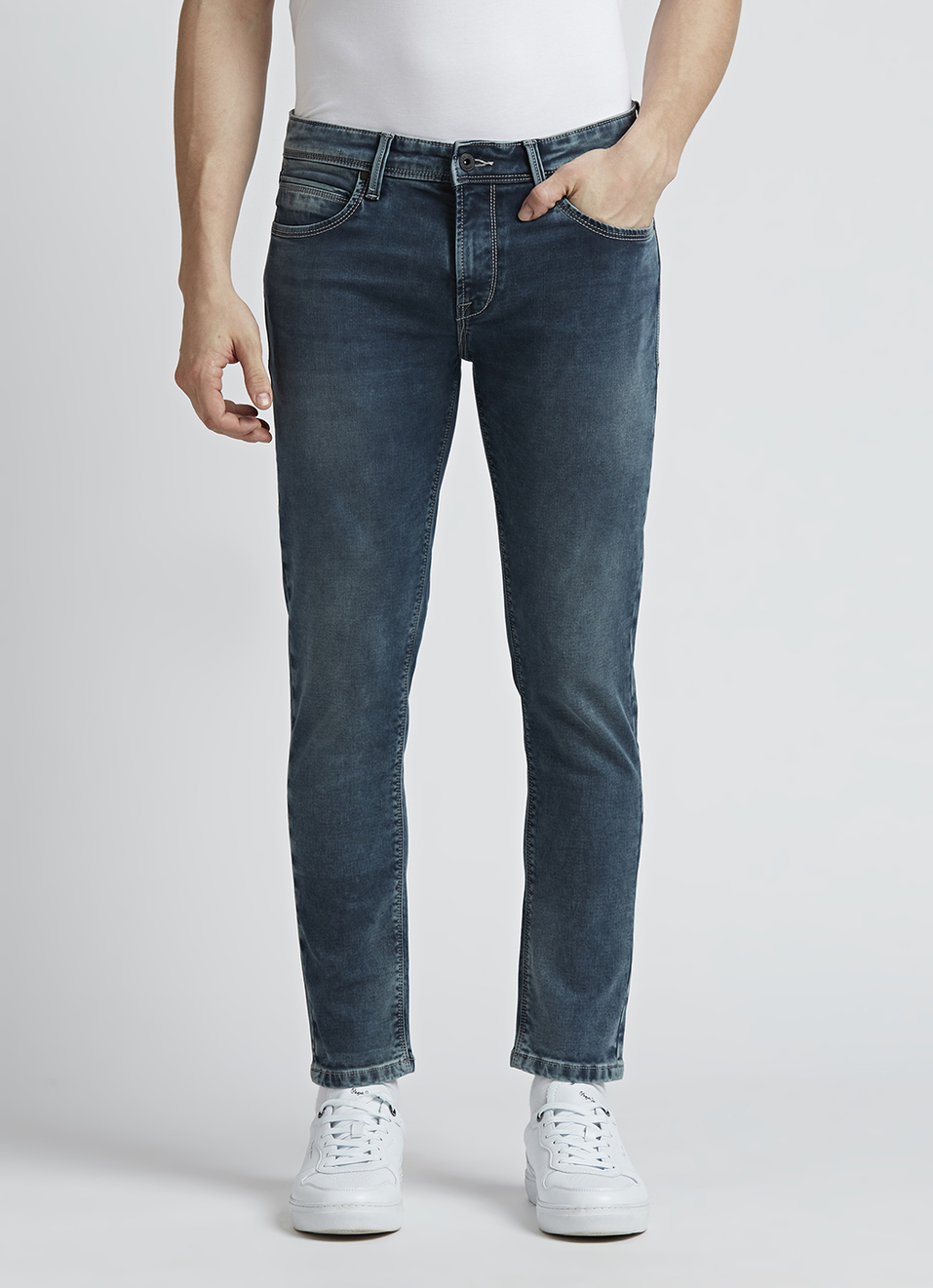 Oliver Blue Mid Rise Gymindigo Ankle Jeans, , large image number 2