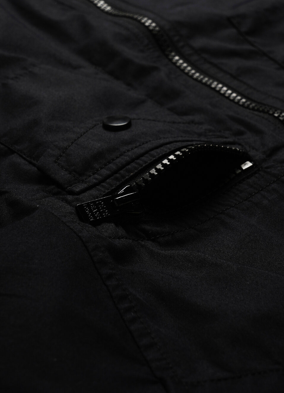 Boys Black Flap Pocket Full Sleeve Shirt, , large image number 3