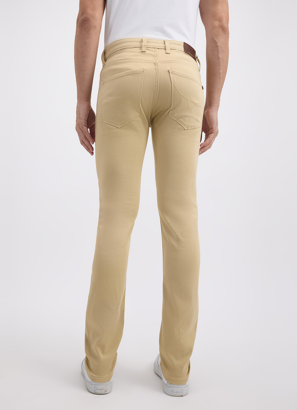 Men Beige Mid Rise Slim Powerflex Extra Stretchable Jeans, , large image number 3