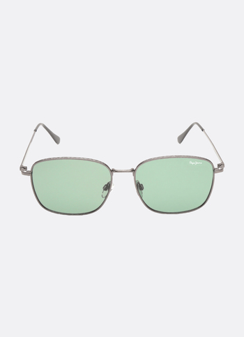 Gun Metal Uv-protected Aviator Sunglasses