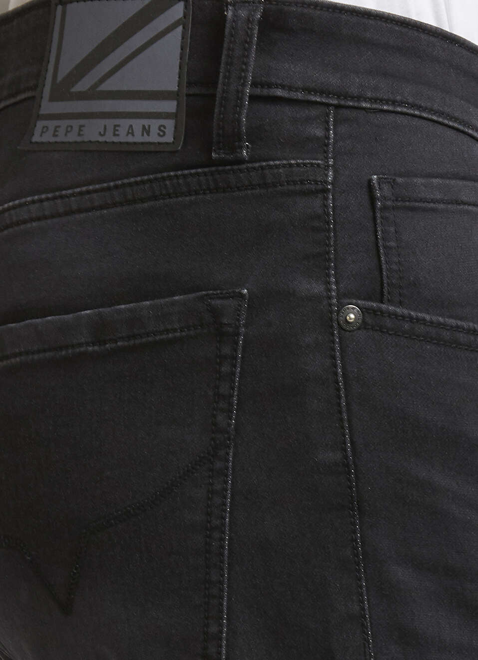 Chinox Black Mid Rise Skinny Gymindigo Jeans, , large image number 4