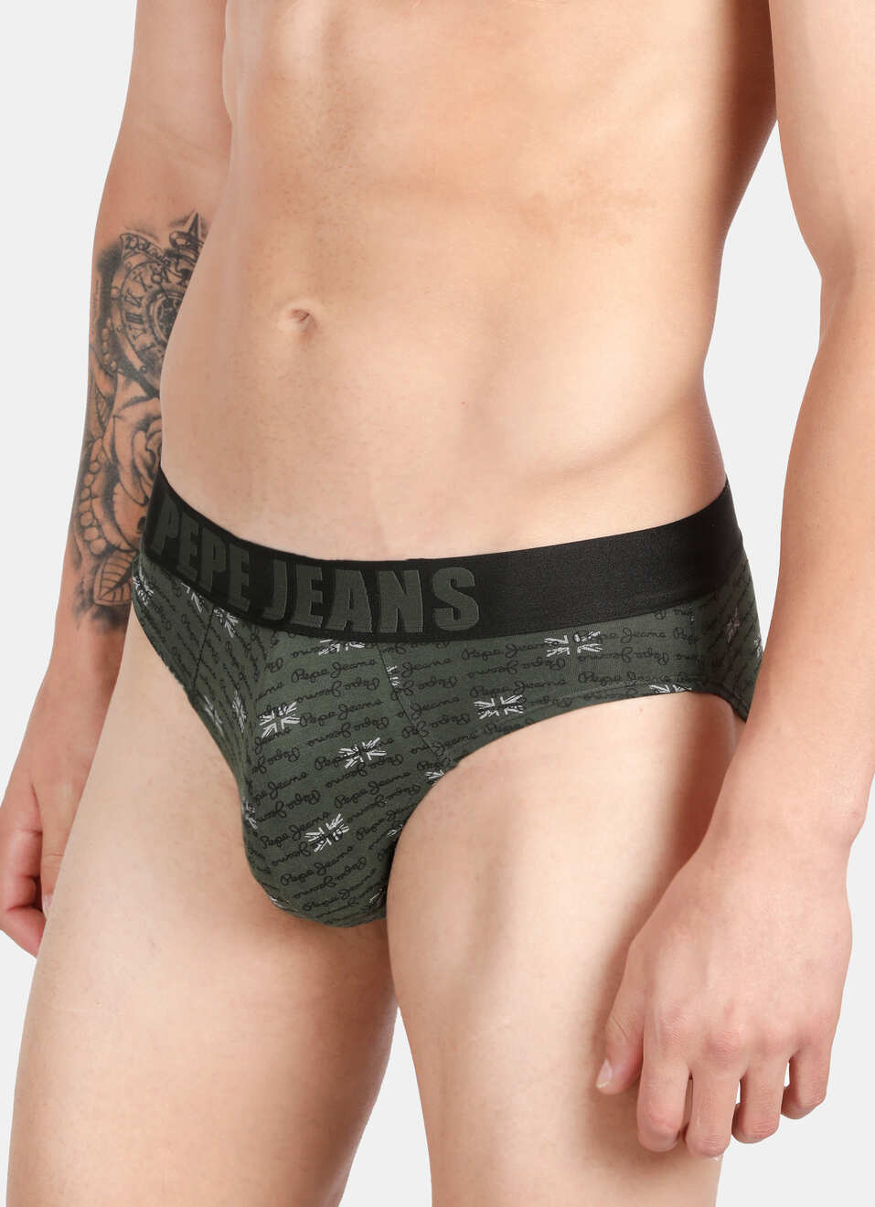 Green Printed Briefs, , large image number 7