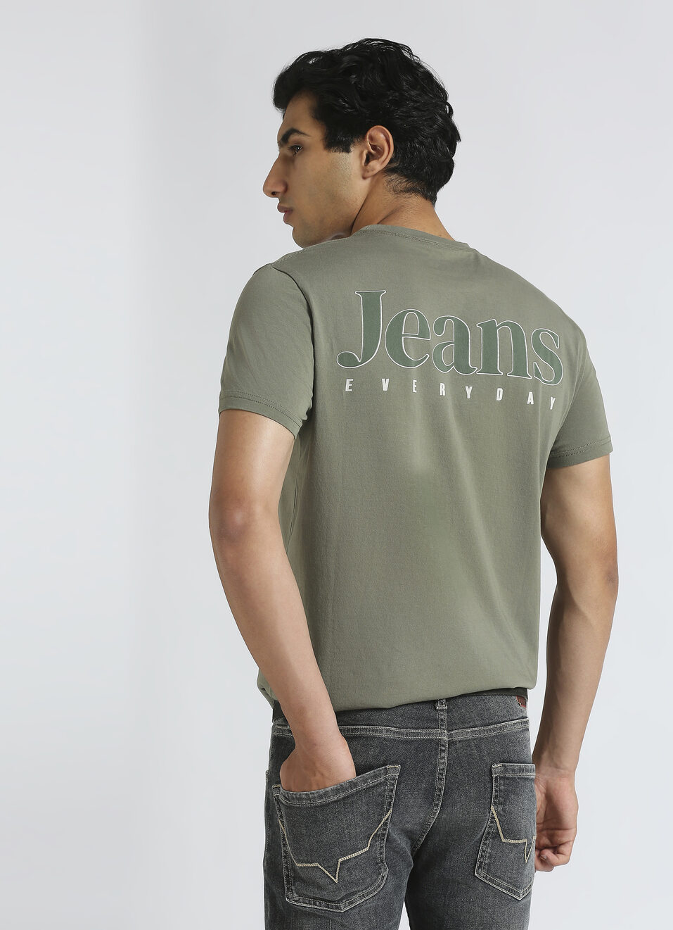 Green Graphic Print Short Sleeve T-shirt, , large image number 0