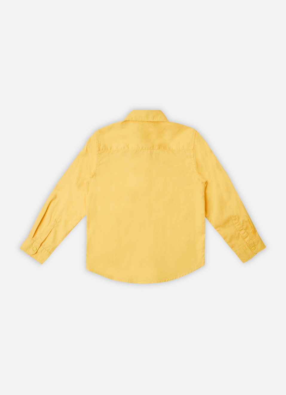 Boys Yellow Full Sleeve Shirt, , large image number 1