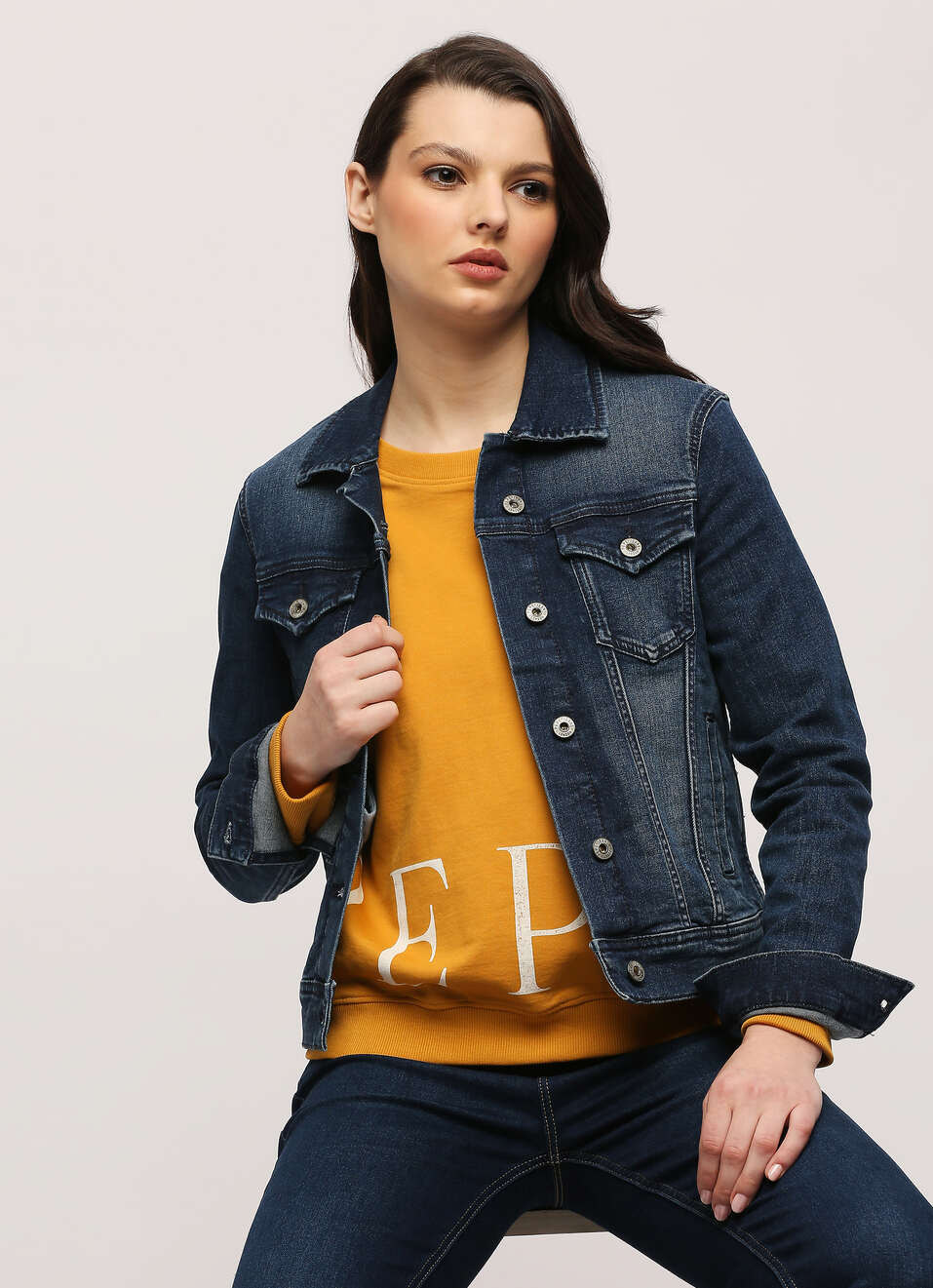 Round Neck Full Slevee Sweatshirt, , large image number 0
