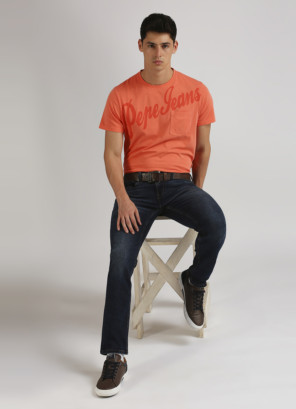 Vapour Low Rise Tapered Jeans, , large image number 5