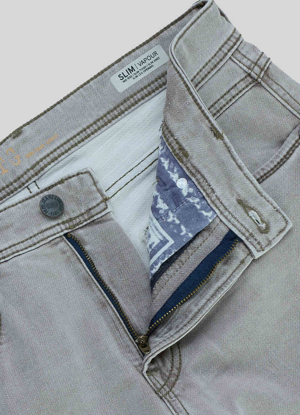 Men Blue Slim Fit Mid Rise Stretchable Jeans, , large image number 6