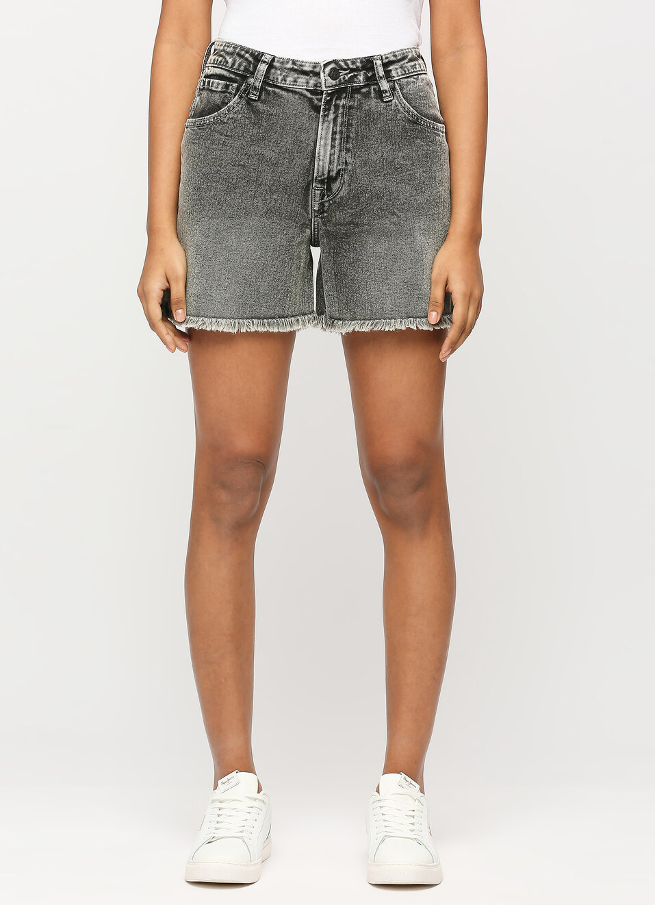 Rachel Black High Waist Regular Fit Shorts, , large image number 1