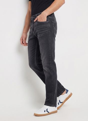 Men Black Stretchable Jeans