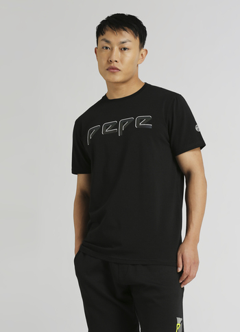 Black Gel Print Short Sleeve T-shirt