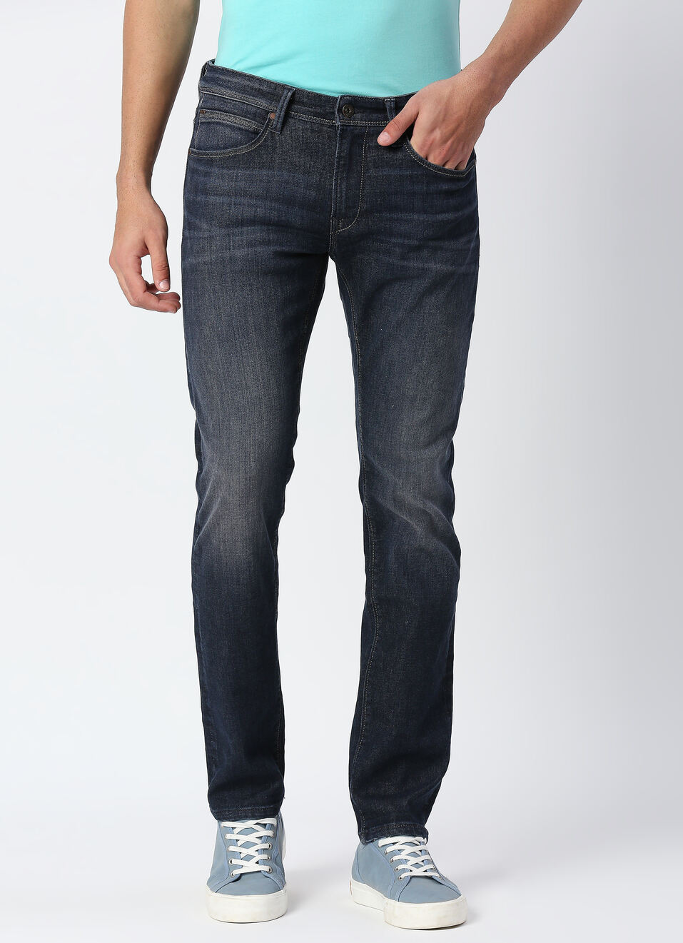 Vapour Slim Fit Mid Waist Jeans, , large image number 1