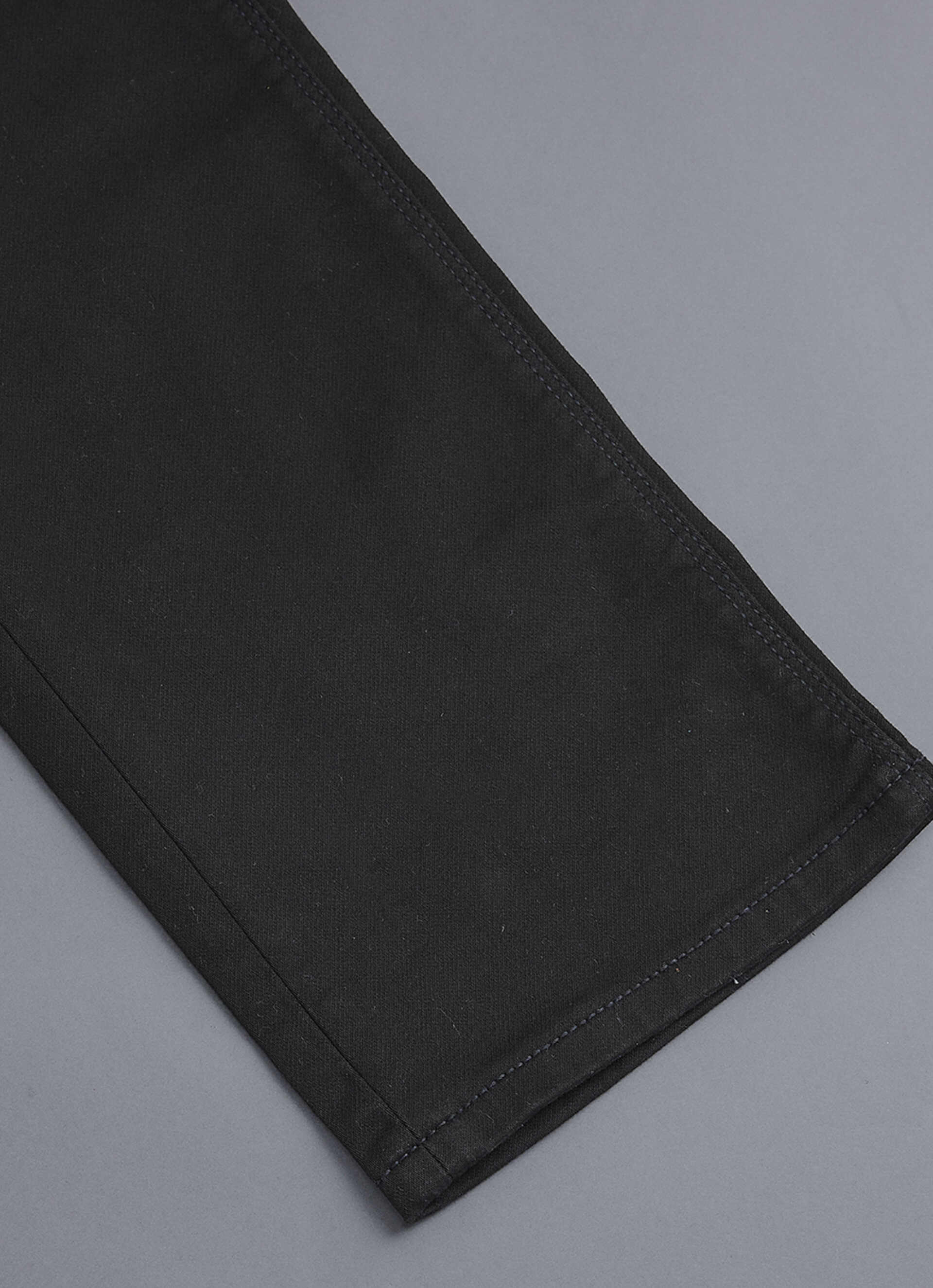 Men Black Regular Fit Mid Rise All Climate Streachable Jeans, , large image number 8
