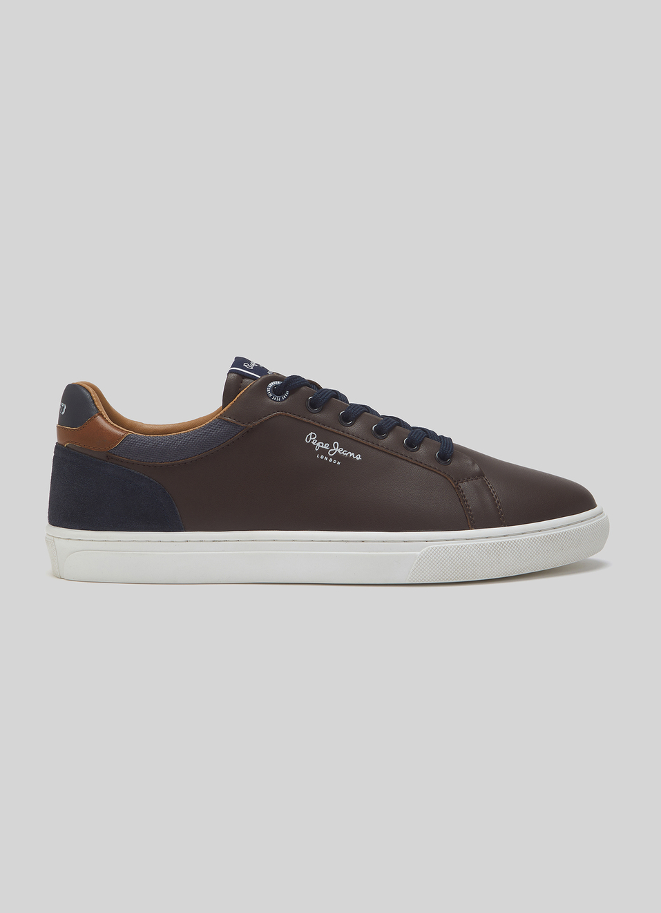 Kenton Court Brown Cupsole Sneakers, , large image number 5