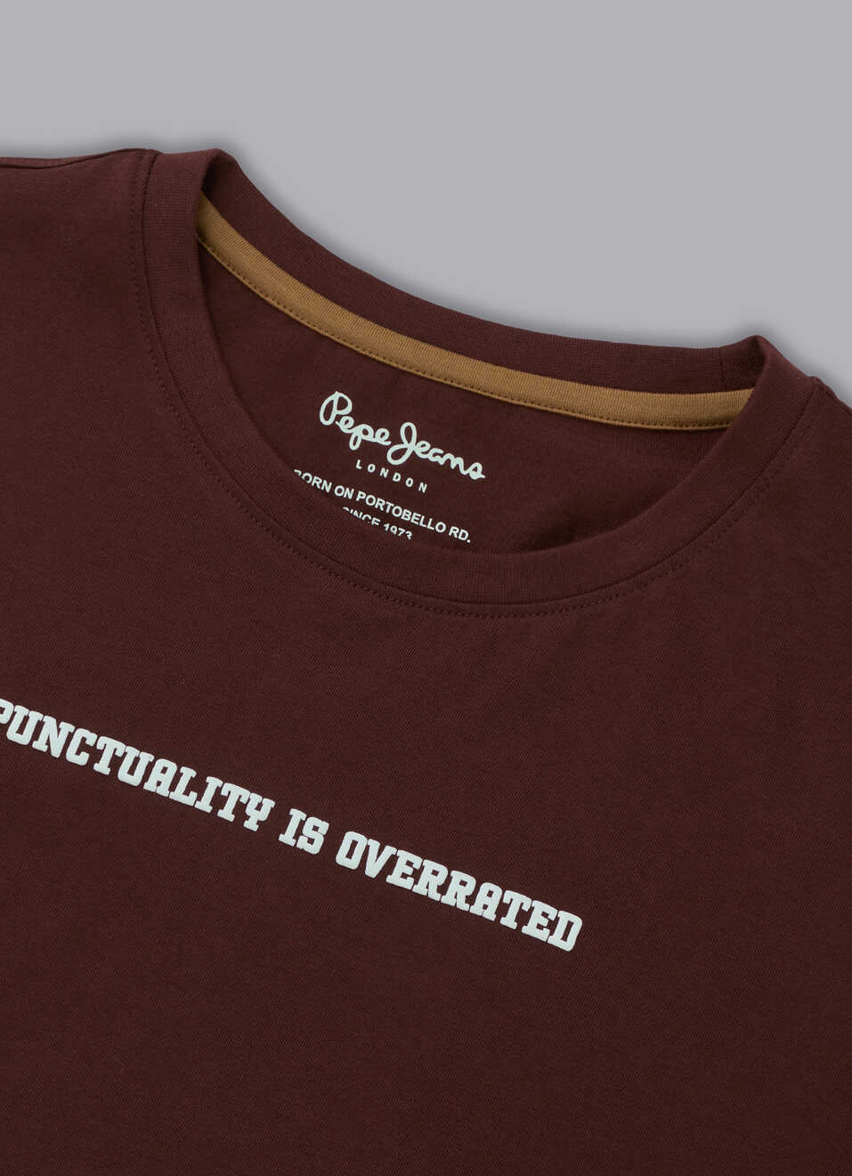 Men Brown Printed Relaxed Fit Short Sleeve T-shirt, , large image number 6