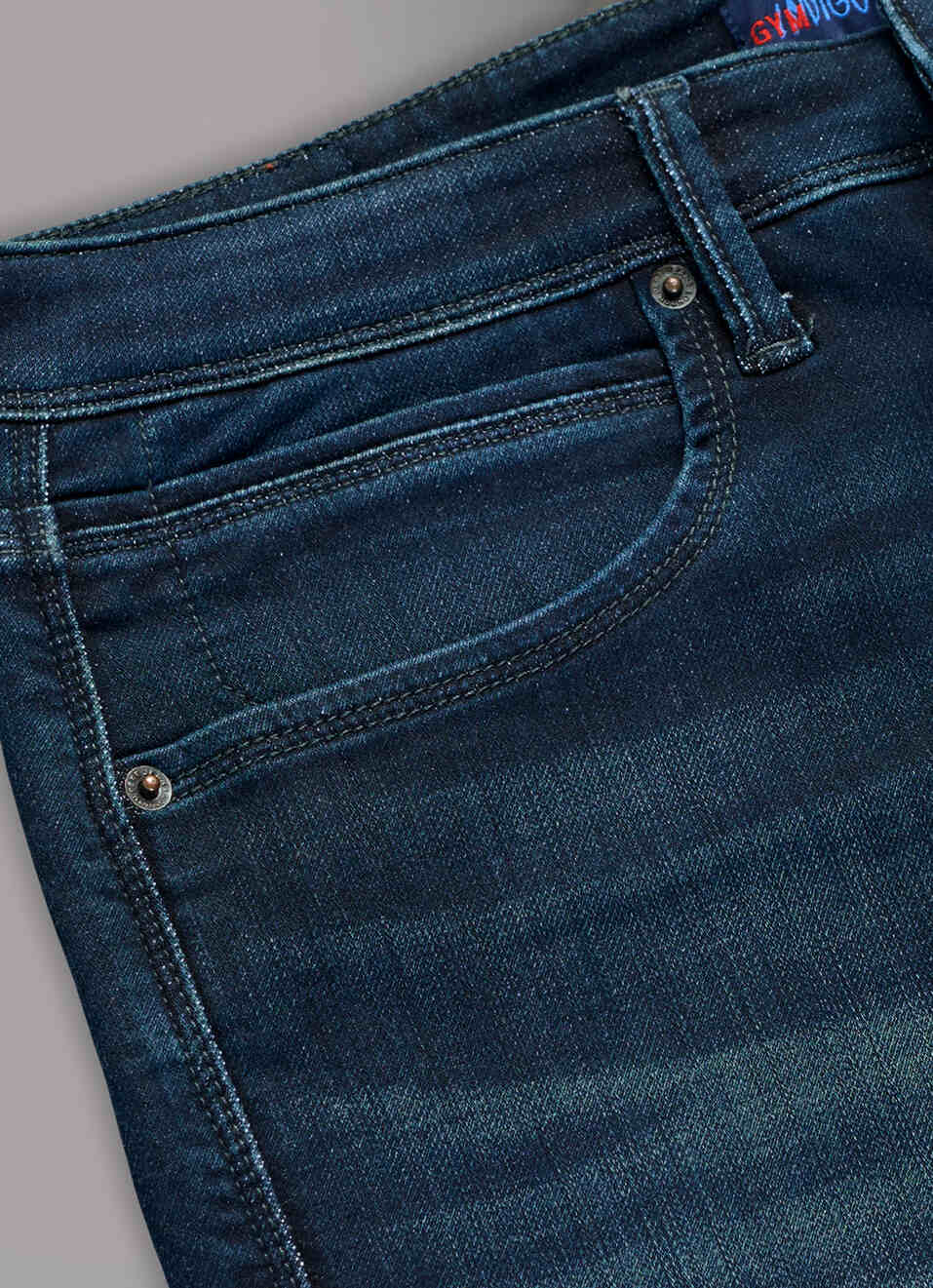 Men Tapered Leg Stretchable Jeans, , large image number 5