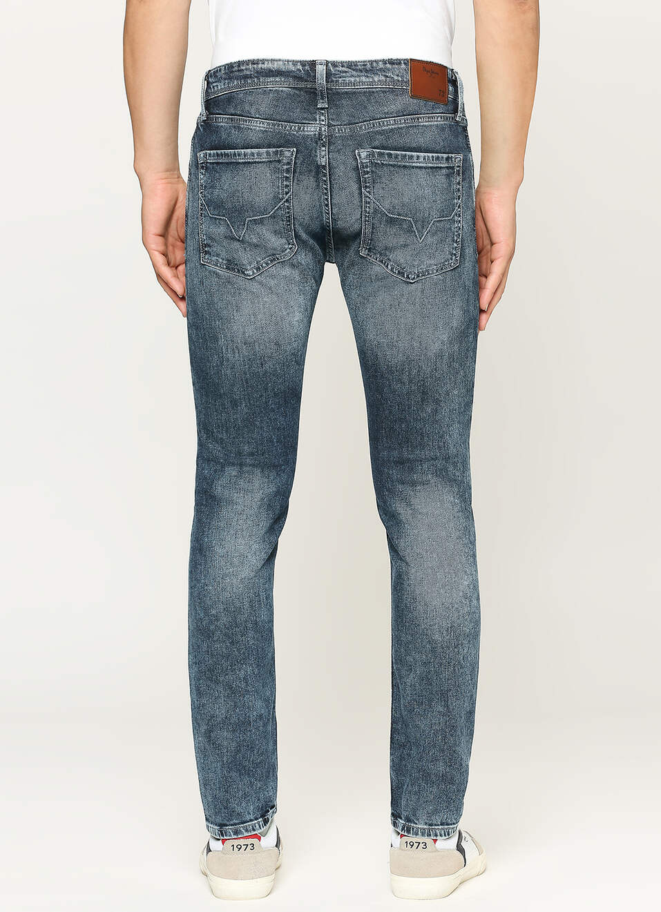 Tapered Vapour Fit Low Waist Jeans, , large image number 3