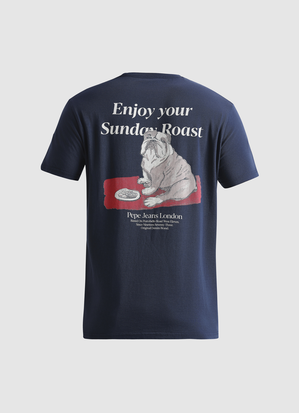 Blue  Graphic Print Short Sleeve T-shirt, , large image number 6