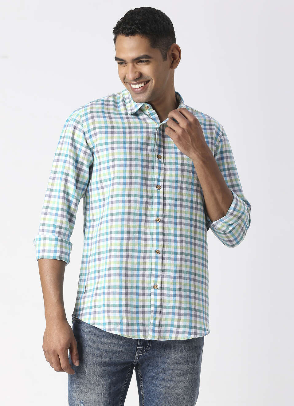 KENTUCKY LS COTTON LINEN CHECKS, , large image number 1