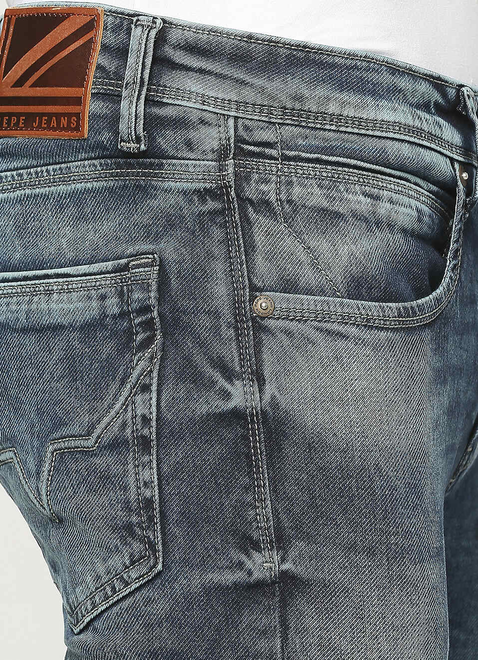 Chinox Blue Mid Rise Skinny Jeans, , large image number 4