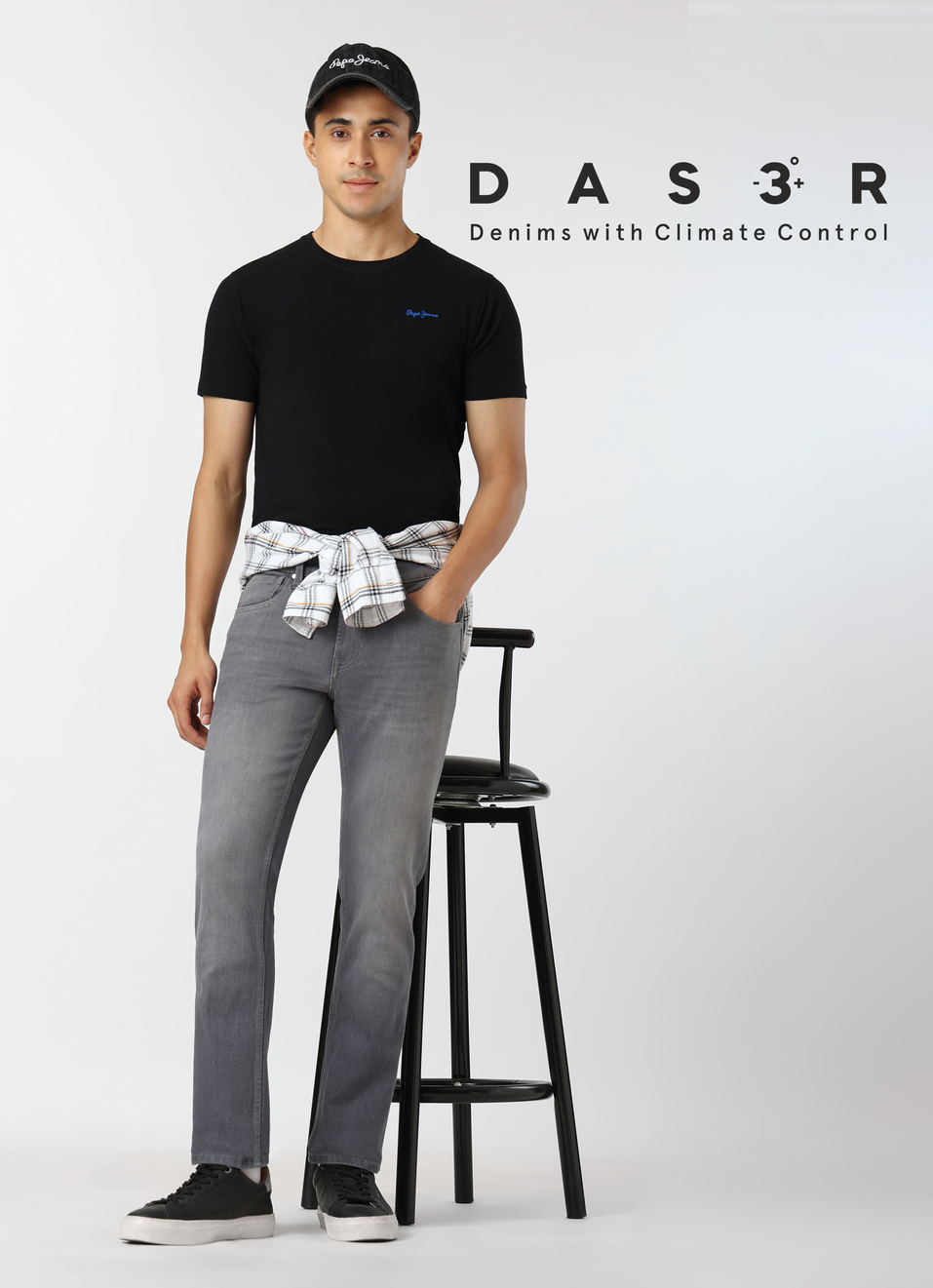 Men Grey Mid Rise Slim Fit Stretchable Jeans, , large image number 0