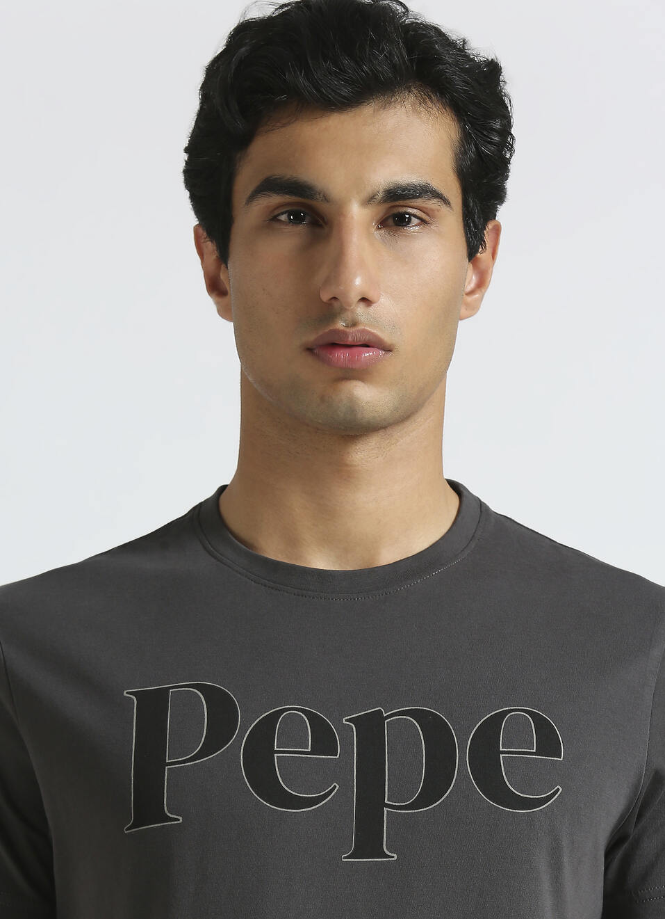 Grey Graphic Print Short Sleeve T-shirt, , large image number 4