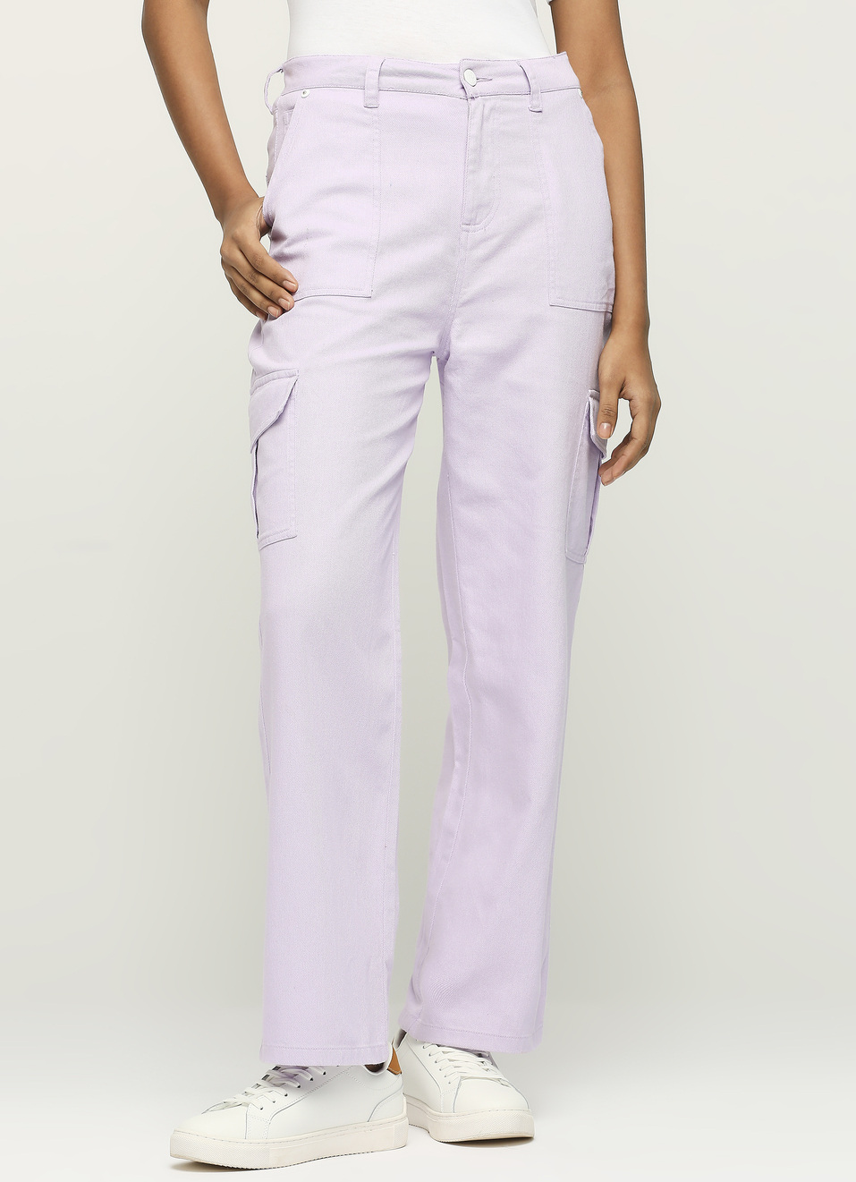 SOLID LILAC SWEATPANT, , large image number 1