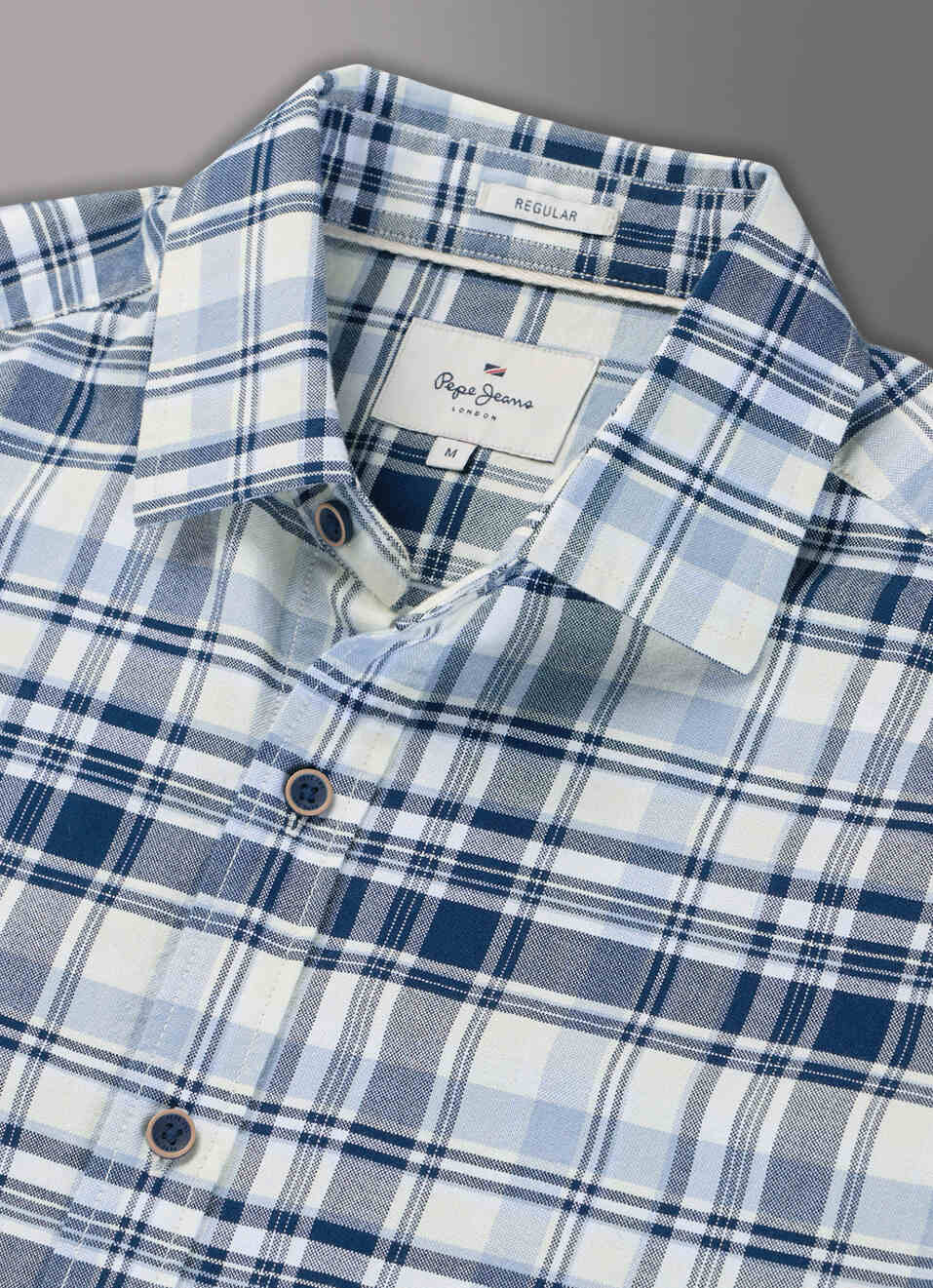 Men Blue Checked Shirt, , large image number 3