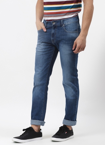 Vapour Slim Fit Mid Waist Jeans