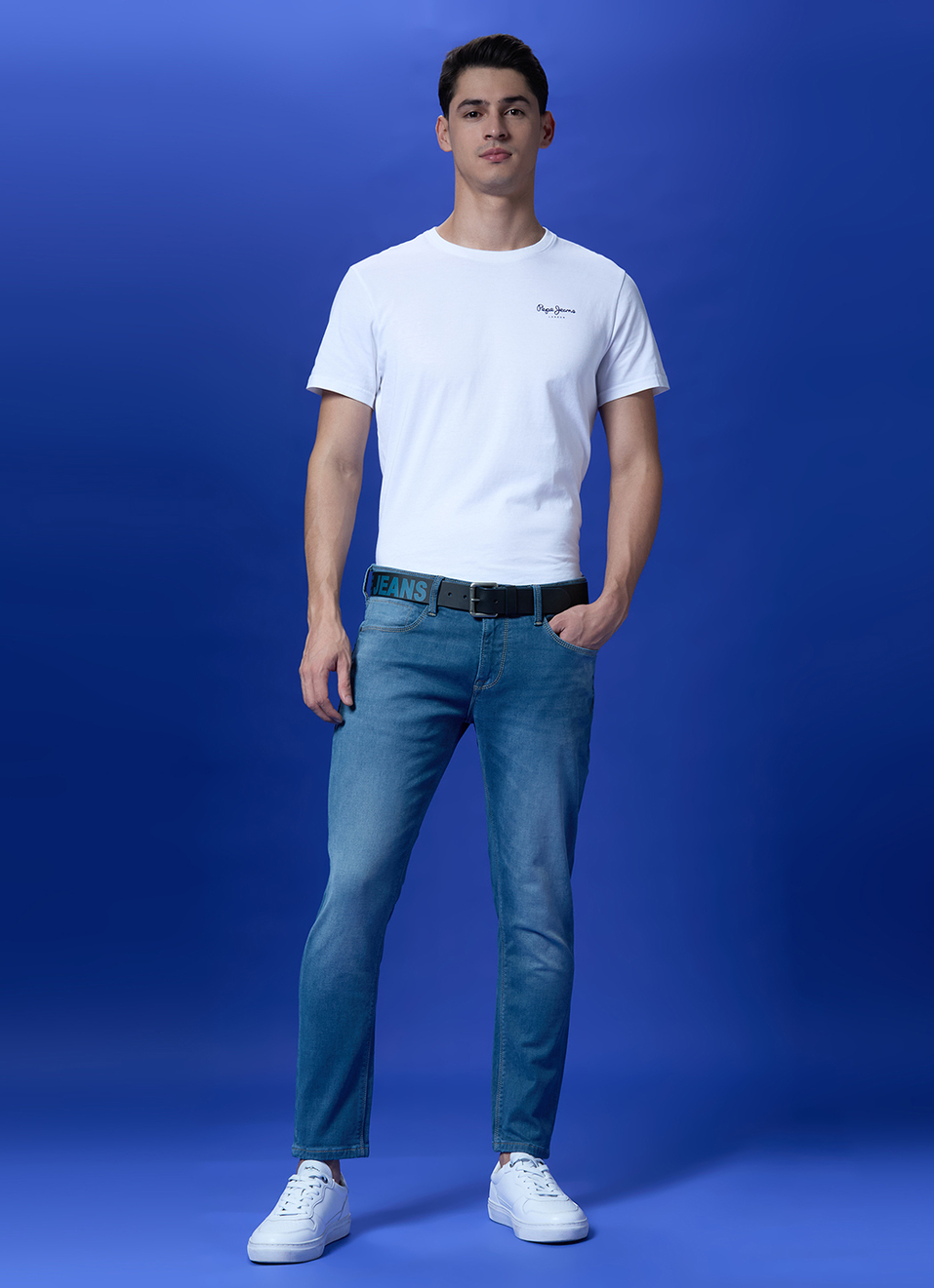 Oliver Blue Mid Rise Skinny Jeans, , large image number 1