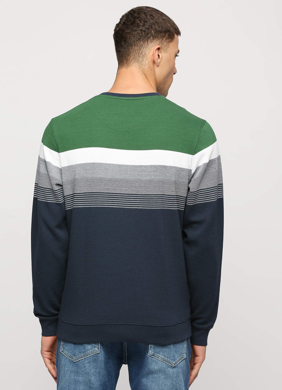 Green Stripes Sweatshirt, , large image number 2