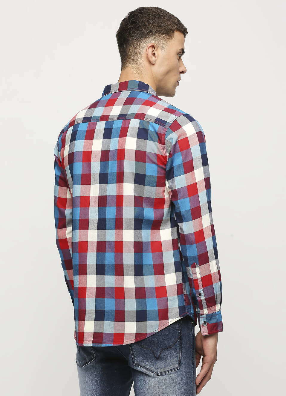 Blue Checks Long Sleeve Shirt, , large image number 2