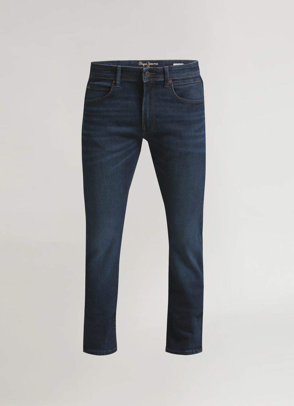Vapour Dark Blue Mid Rise Slim Fit Powerflex Jeans, , large image number 6