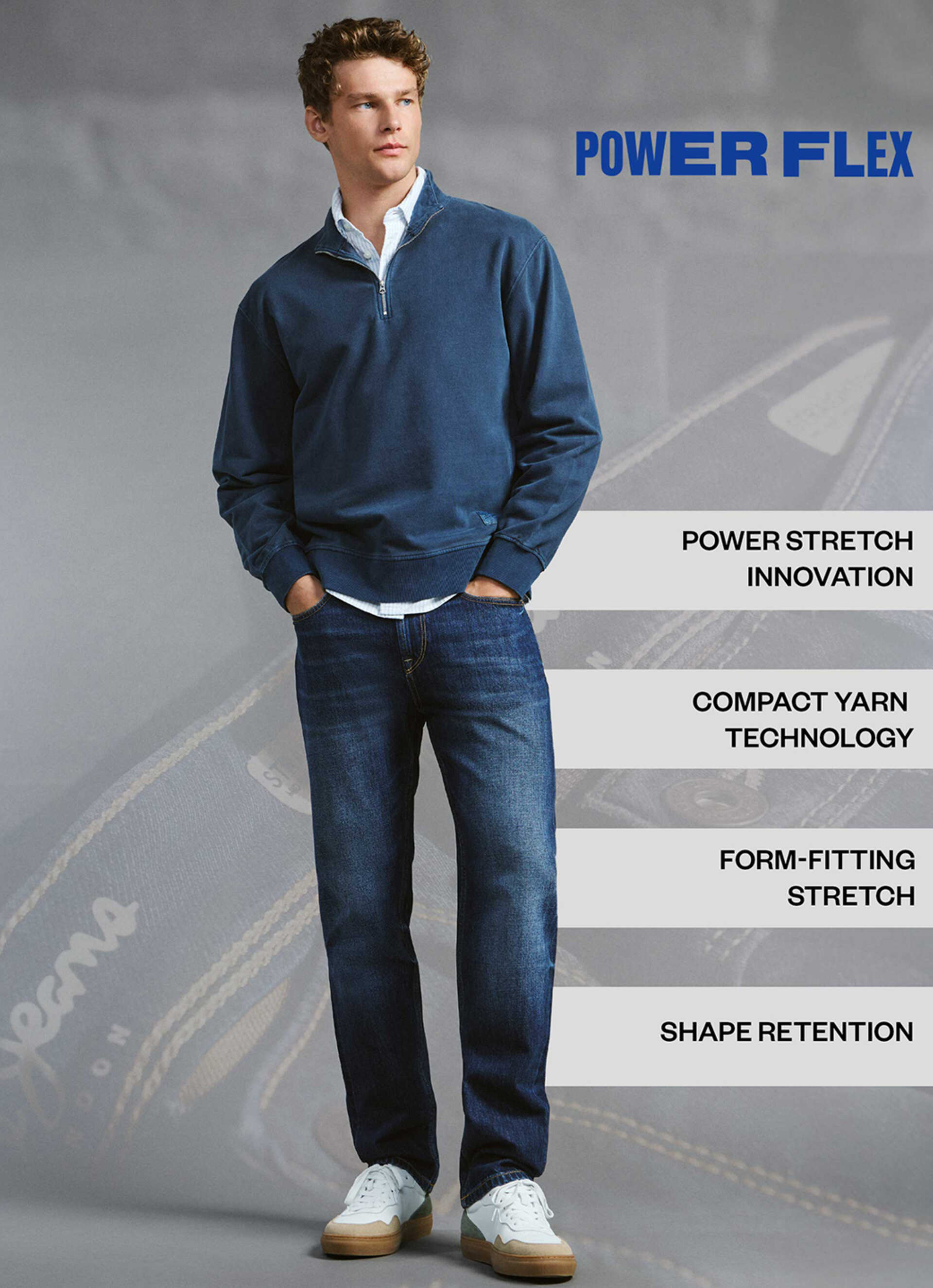 Men Raw Mid Rise Slim Fit Powerflex Jeans, , large image number 8