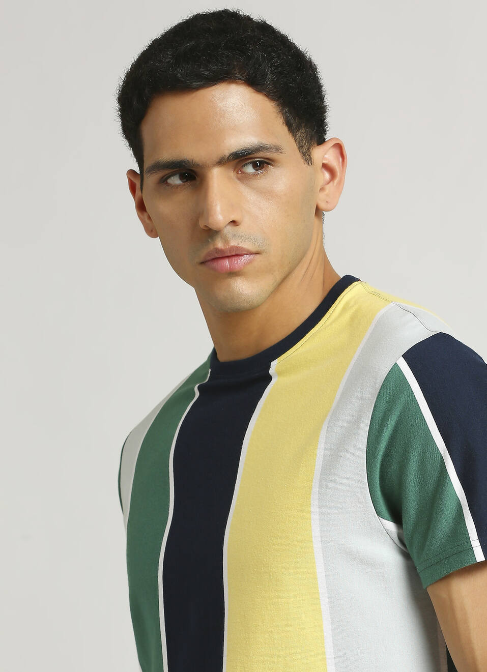 Navy Stripes Short Sleeve T-shirt, , large image number 4