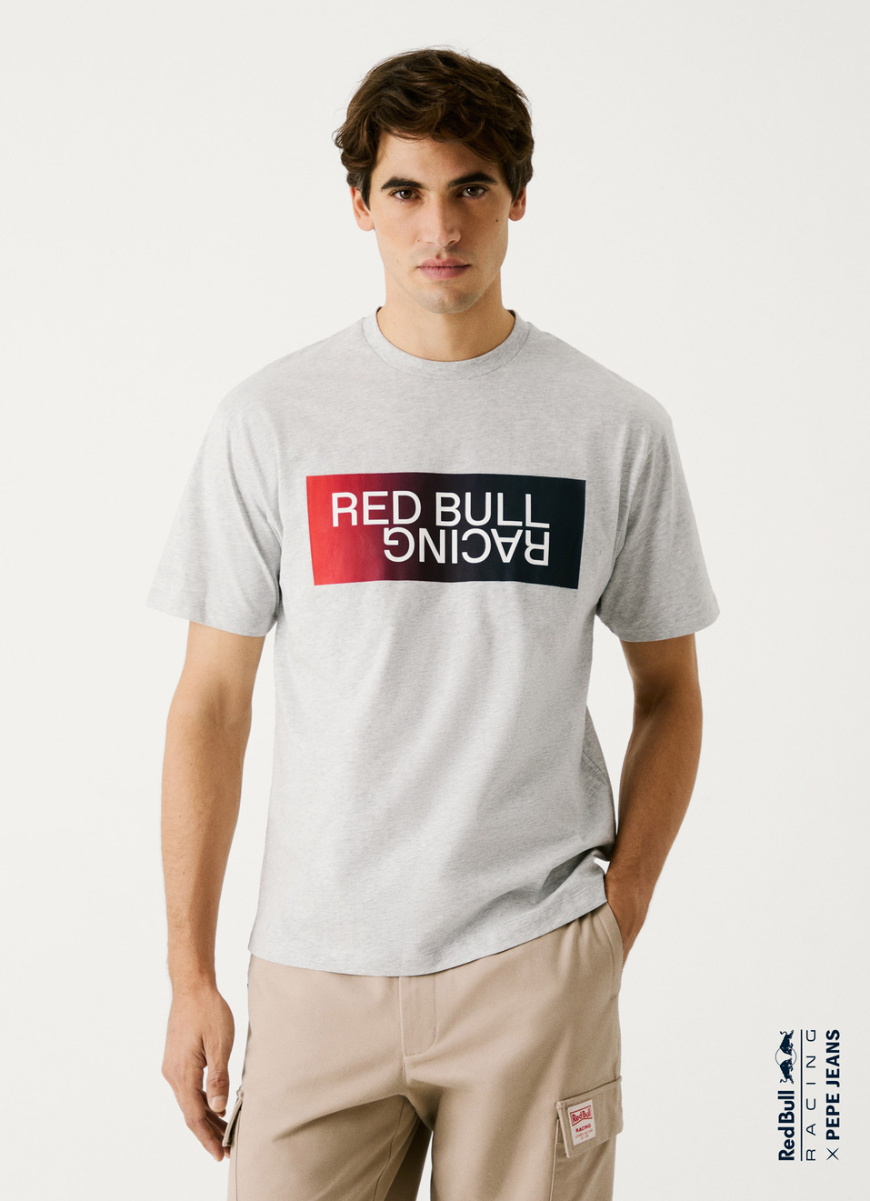 Red Bull Racing X Pepe Jeans Ombre Logo Relaxed Tee, , large image number 0