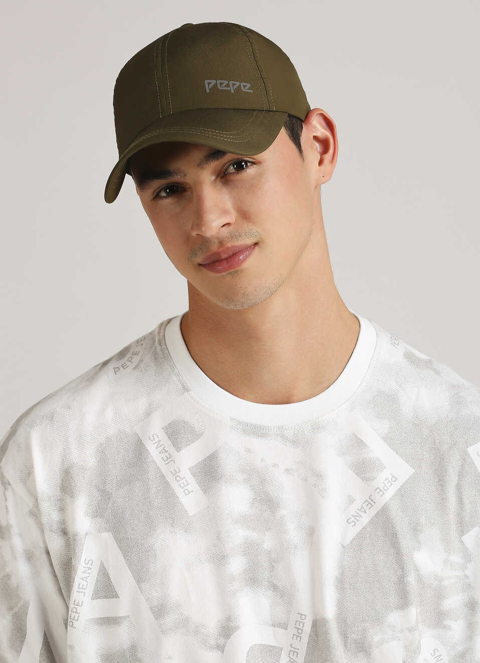 Green Printed Sports Cap, , large image number 2