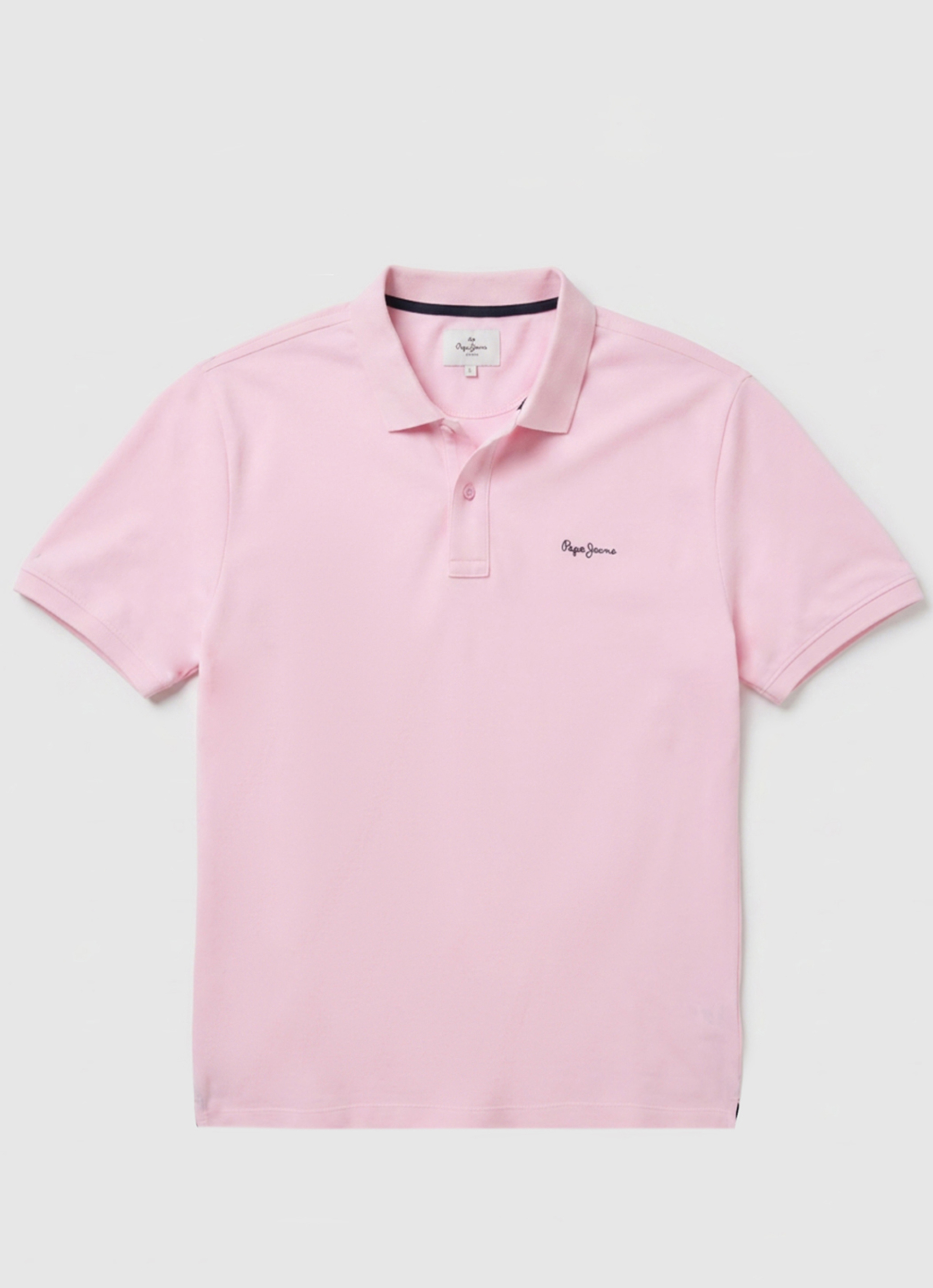 Men Pink Solid Short Sleeves Polo, , large image number 9