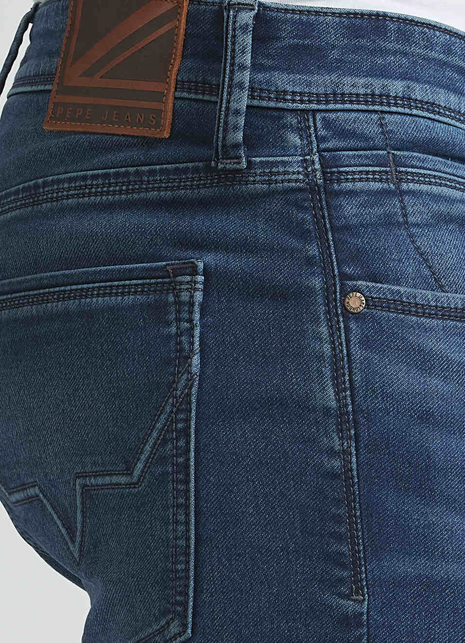 Chinox Blue Mid Waist Gymindigo Jeans, , large image number 4