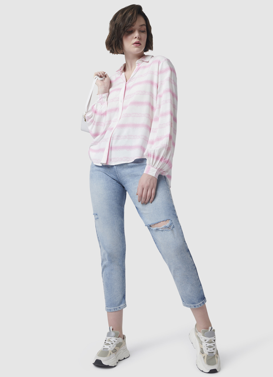 Tie & Dye Printed Trendy Shirt, , large image number 5