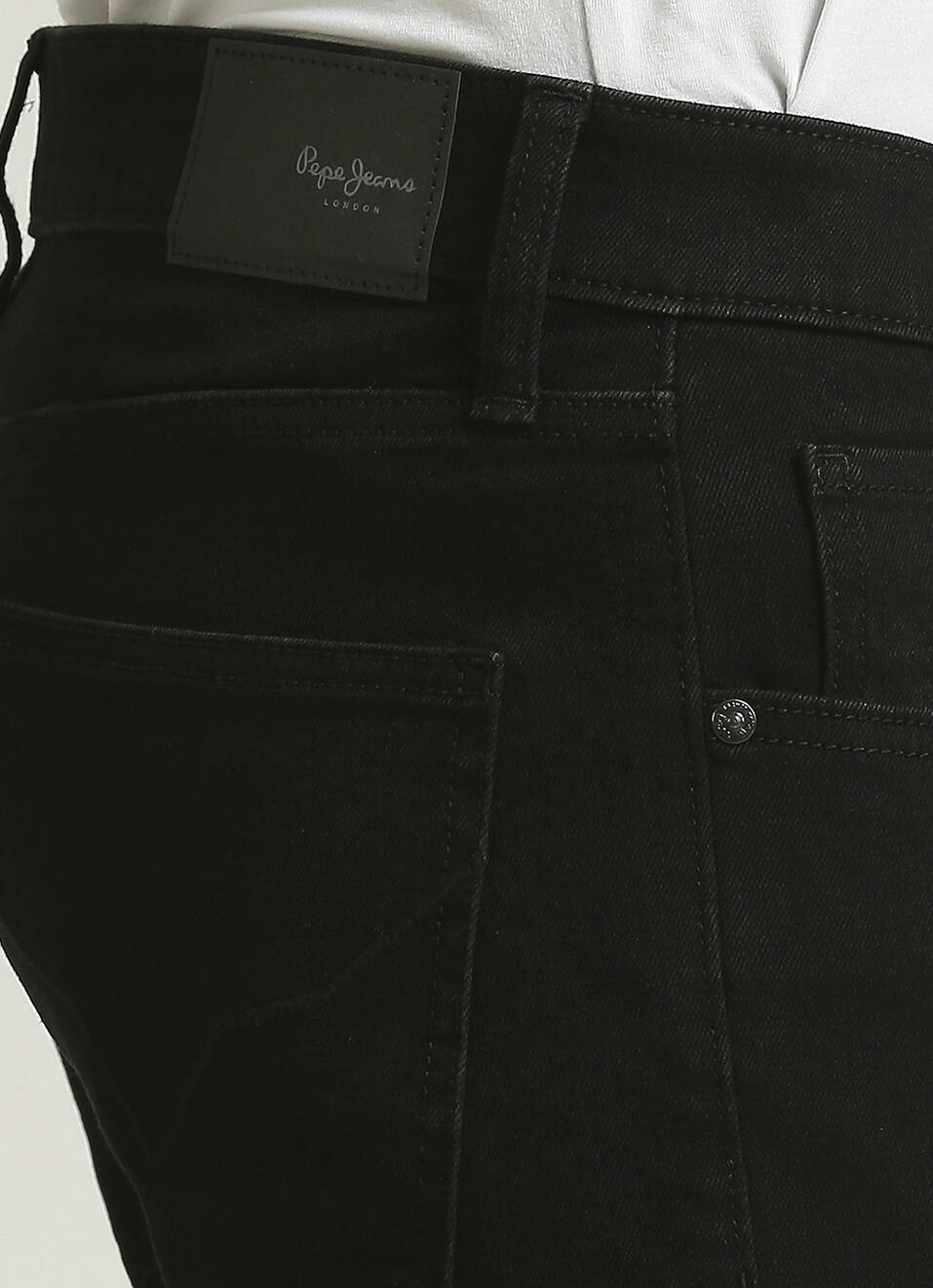 Vapour Jet Black Mid Rise Slim Fit Jeans, , large image number 4