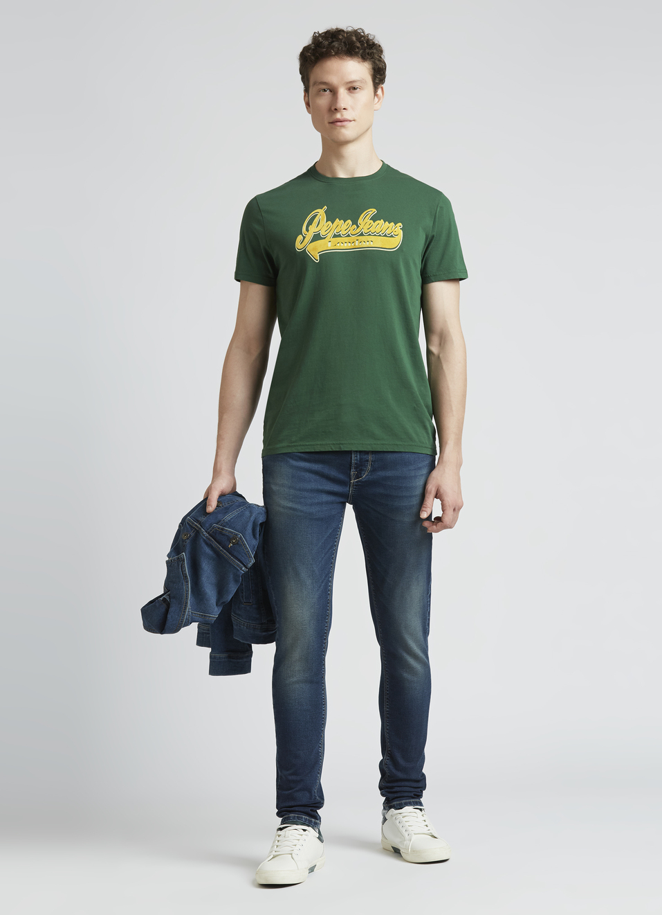 Green Graphic Print Short Sleeve T-shirt, , large image number 5