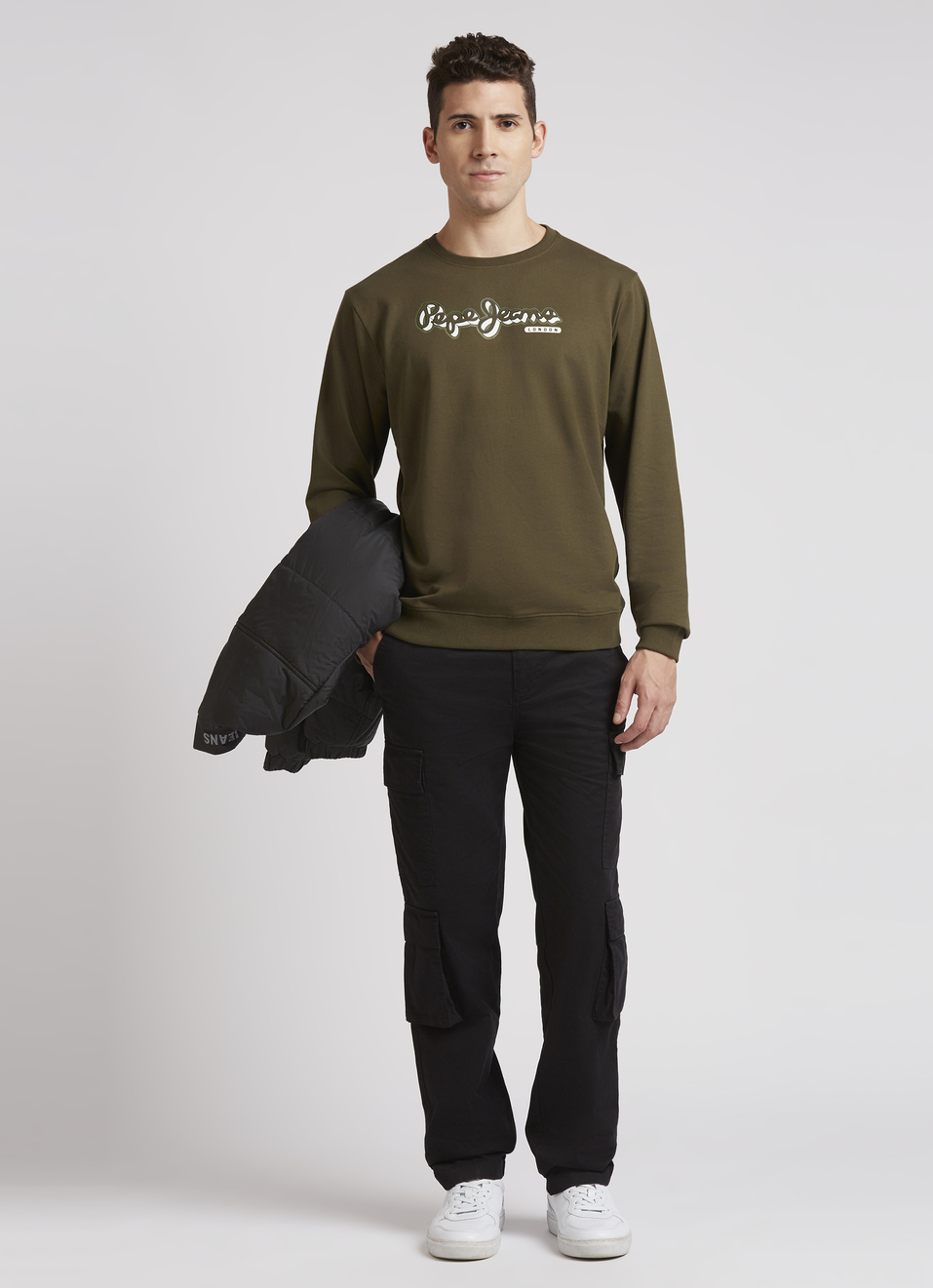 Green Graphic Print Full Sleeve Sweatshirt, , large image number 5