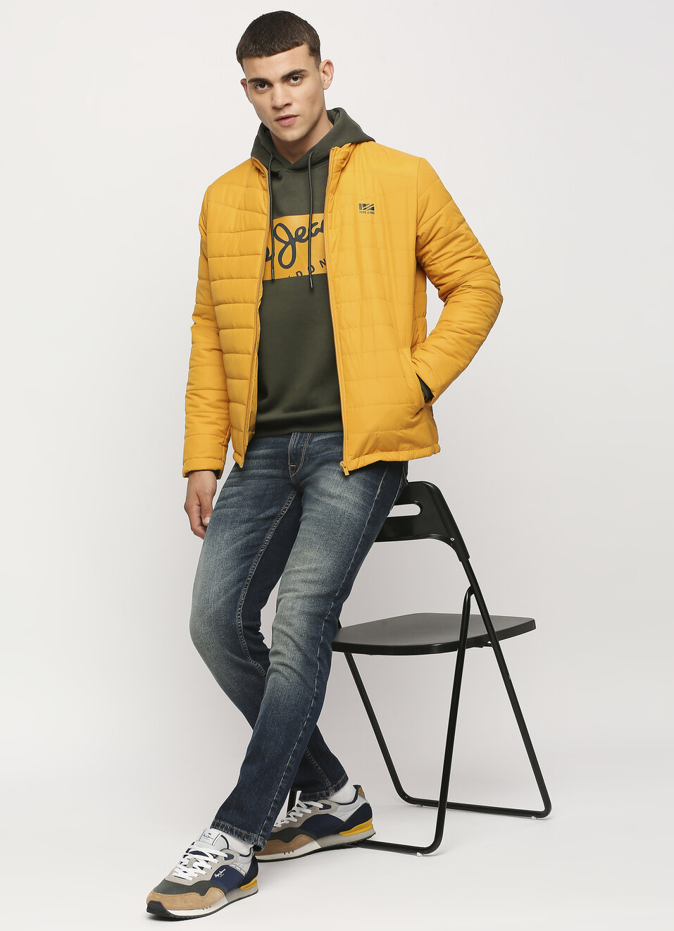 Printed Full Sleeve Hooded Sweatshirt, , large image number 5