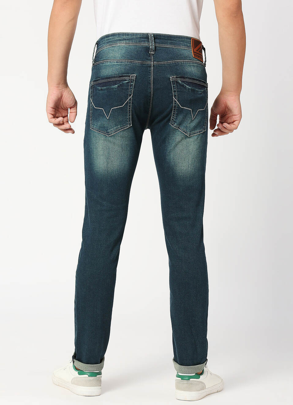 Tapered Vapour Tapered Fit Low Waist Jeans, , large image number 3
