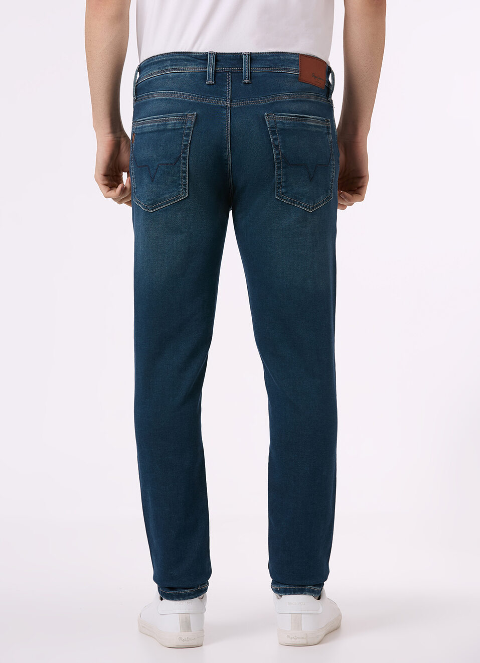 Men Green Mid Rise Slim Fit Gymindigo Jeans, , large image number 3