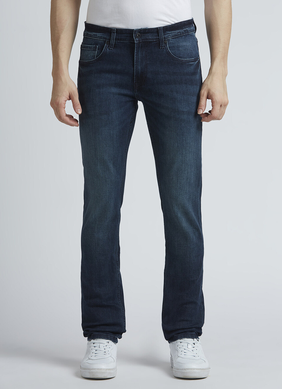 Vapour Blue Mid Rise Jeans, , large image number 2