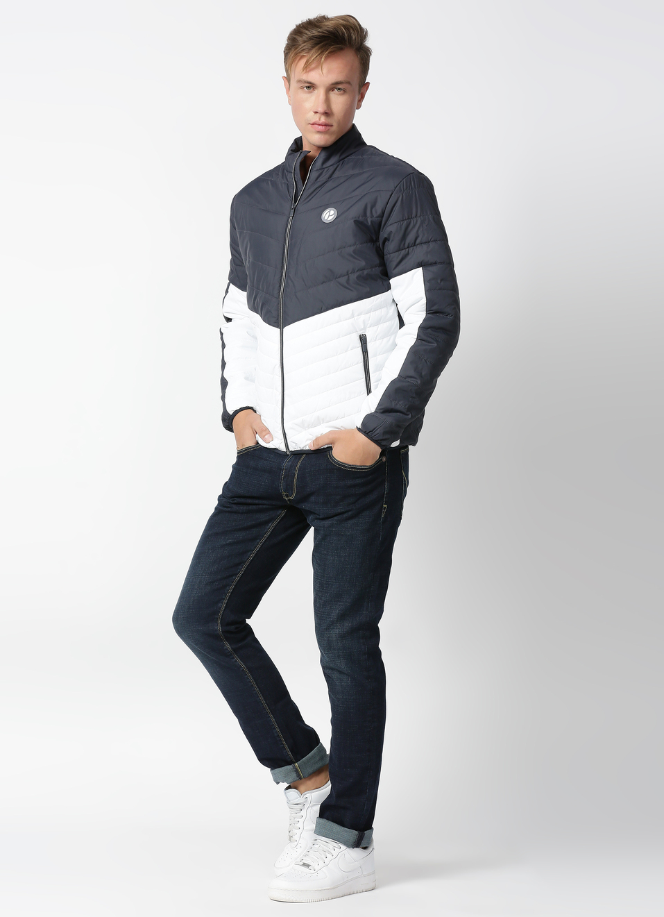 Castle Colour Block Puffer Jacket, , large image number 5